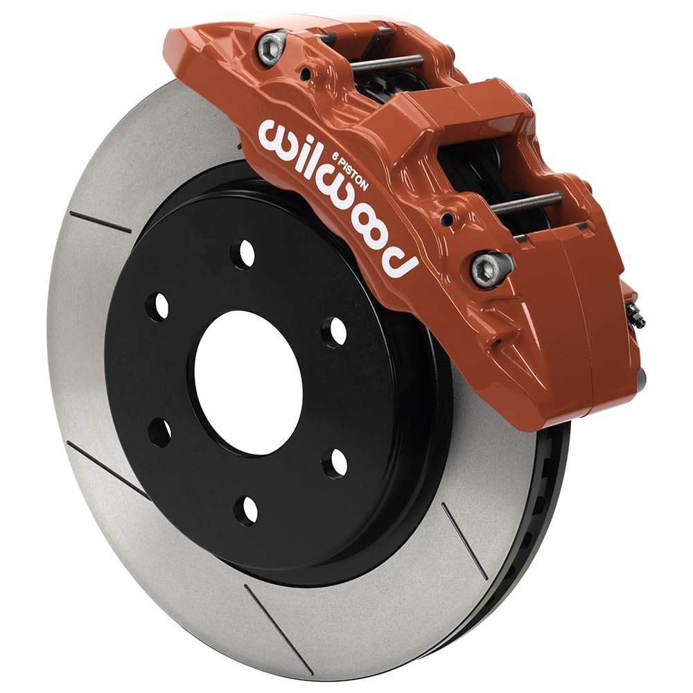 140-17000-R Wilwood 2021 fits Ford™ F-150™ Raptor Aero6-DM Front Brake Kit - Slotted - Red