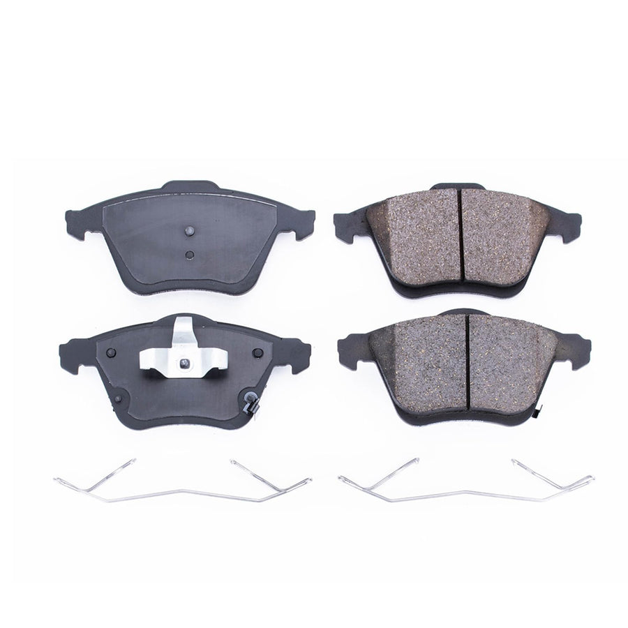 Power Stop Brake Kit Front For Mazda 6 2006-07 - Ceramic Brake Pads With Installation Hardware, 17-1186