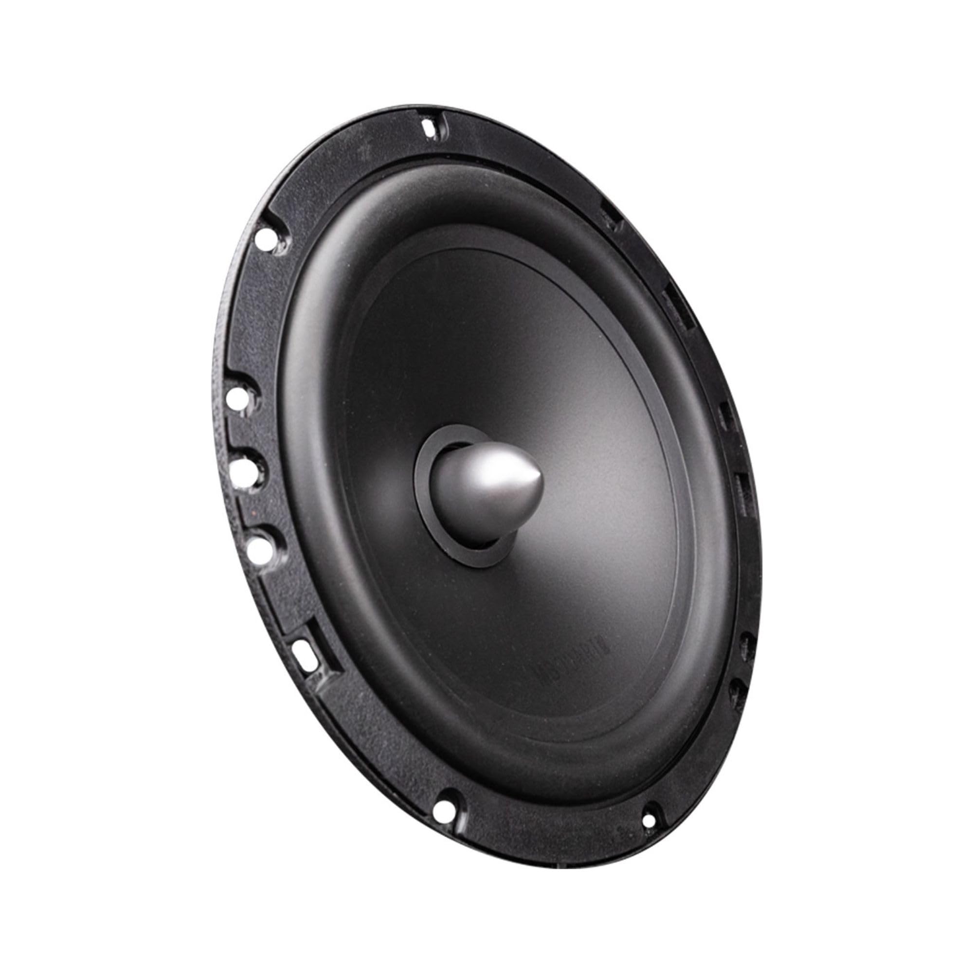 MB Quart 6.5" High-Performance Discus Car Audio Component Speaker System, 140W Peak Power, 70W RMS, 4 Ohm, and 88db Sensitivity