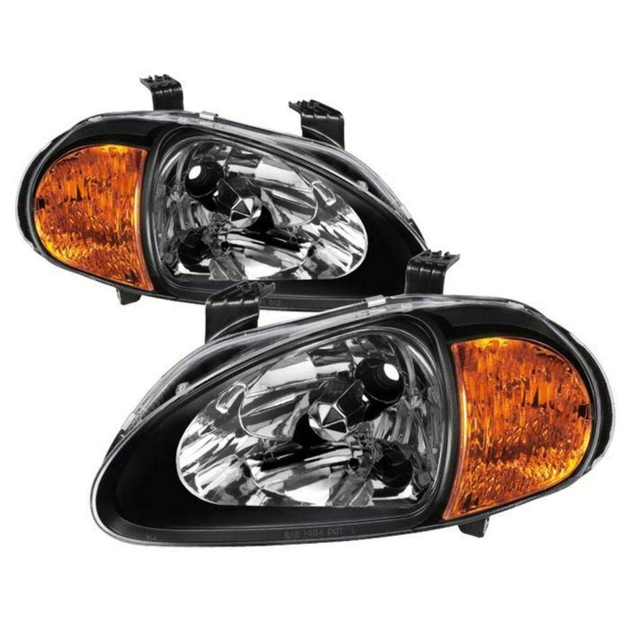 Auto Spyder HD-ON-HDEL93-1P-AM-BK Crystal Headlight