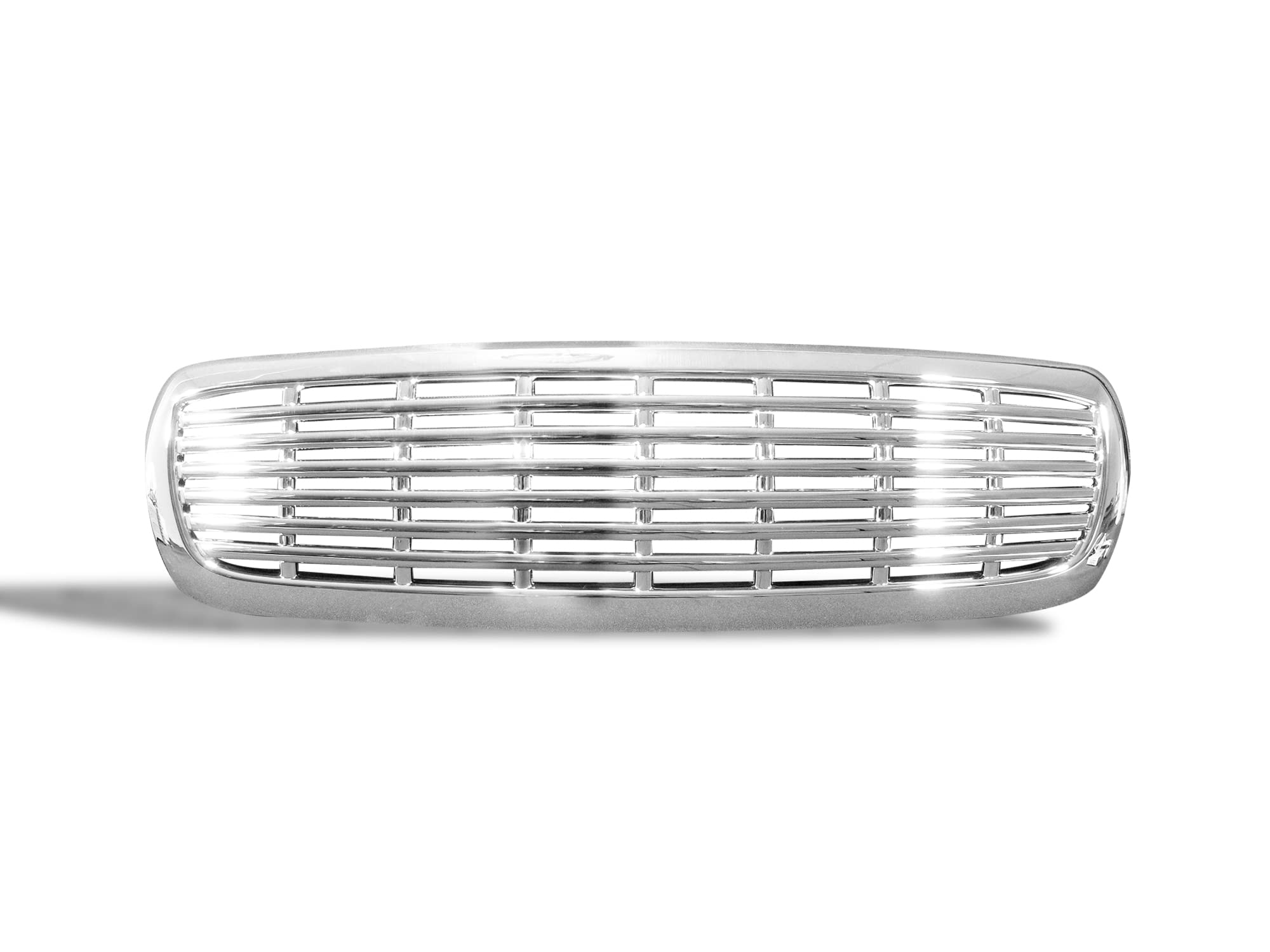 Horizontal Armordillo USA Front Grill Grille - Chrome Fits 1997-2003 Dodge Durango