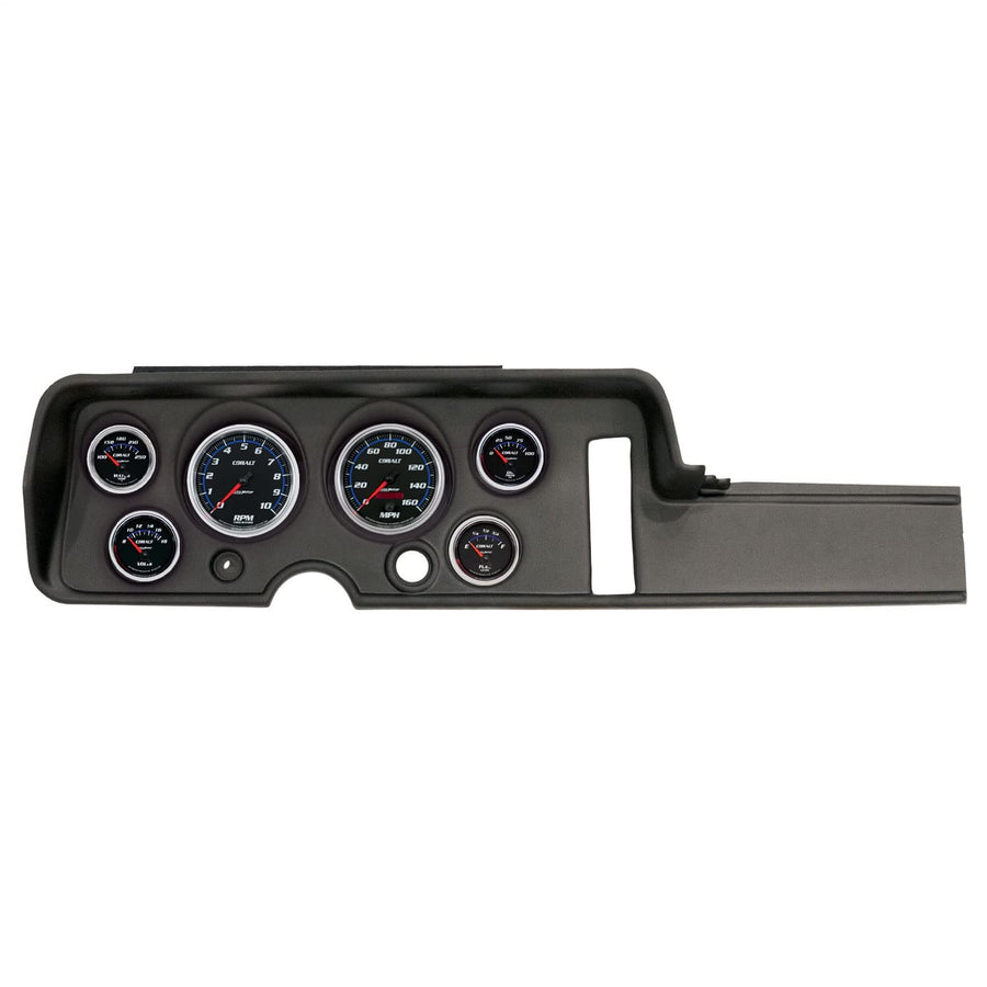 AutoMeter Dash Kit Direct Fit, (3 3/8" X2, 2 1/16" X4), Pontiac GTO/Lemans 68, Cobalt (2906-05)