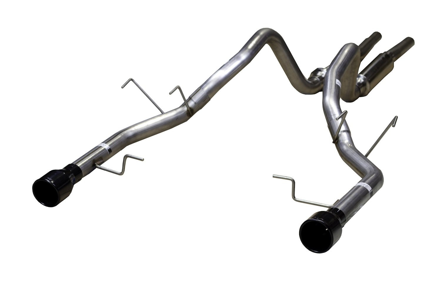 11-14 V6 Must Pypes Performance Exhaust Mid Muff Cb Blk