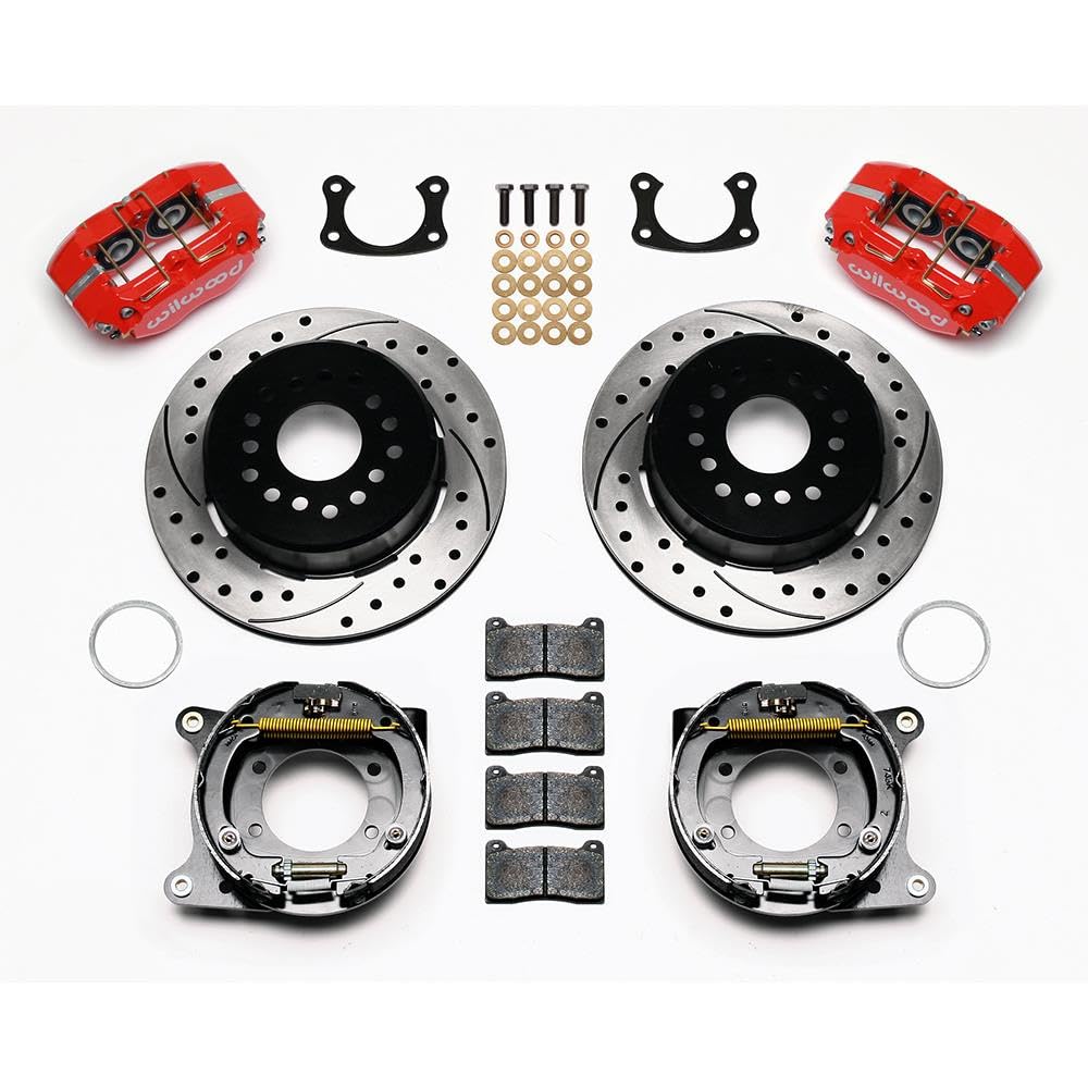 Wilwood Replacement DUST Boot KIT Compatible with/140-13207-DR - KIT,Rear,DISC/Drum,DP-DB,Big New - 2.50 Off,1PC .81 Rotor,DRILLED,RED