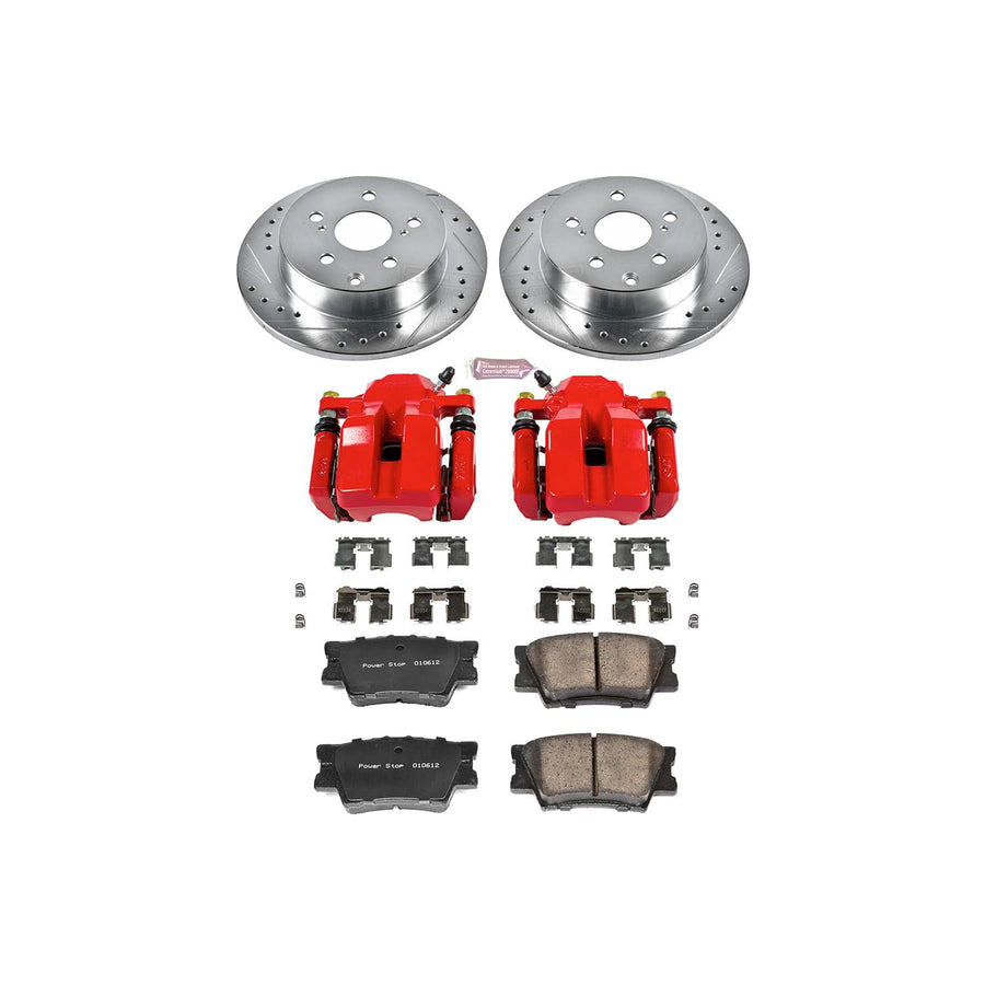 Power Stop Z23 Evolution Sport Performance 1-Click Brake Kit with Caliper For RAV4 Toyota 2006-2012 [Model Specific]