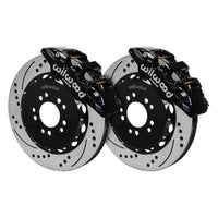 14.25 AERO6 Front Hat Kit, Drilled, Red