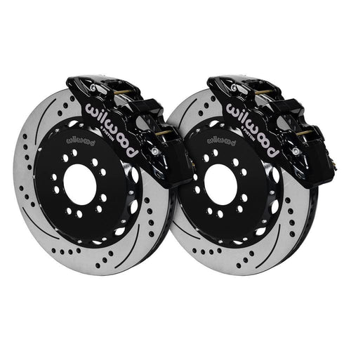 14.25 AERO6 Front Hat Kit, Drilled, Red