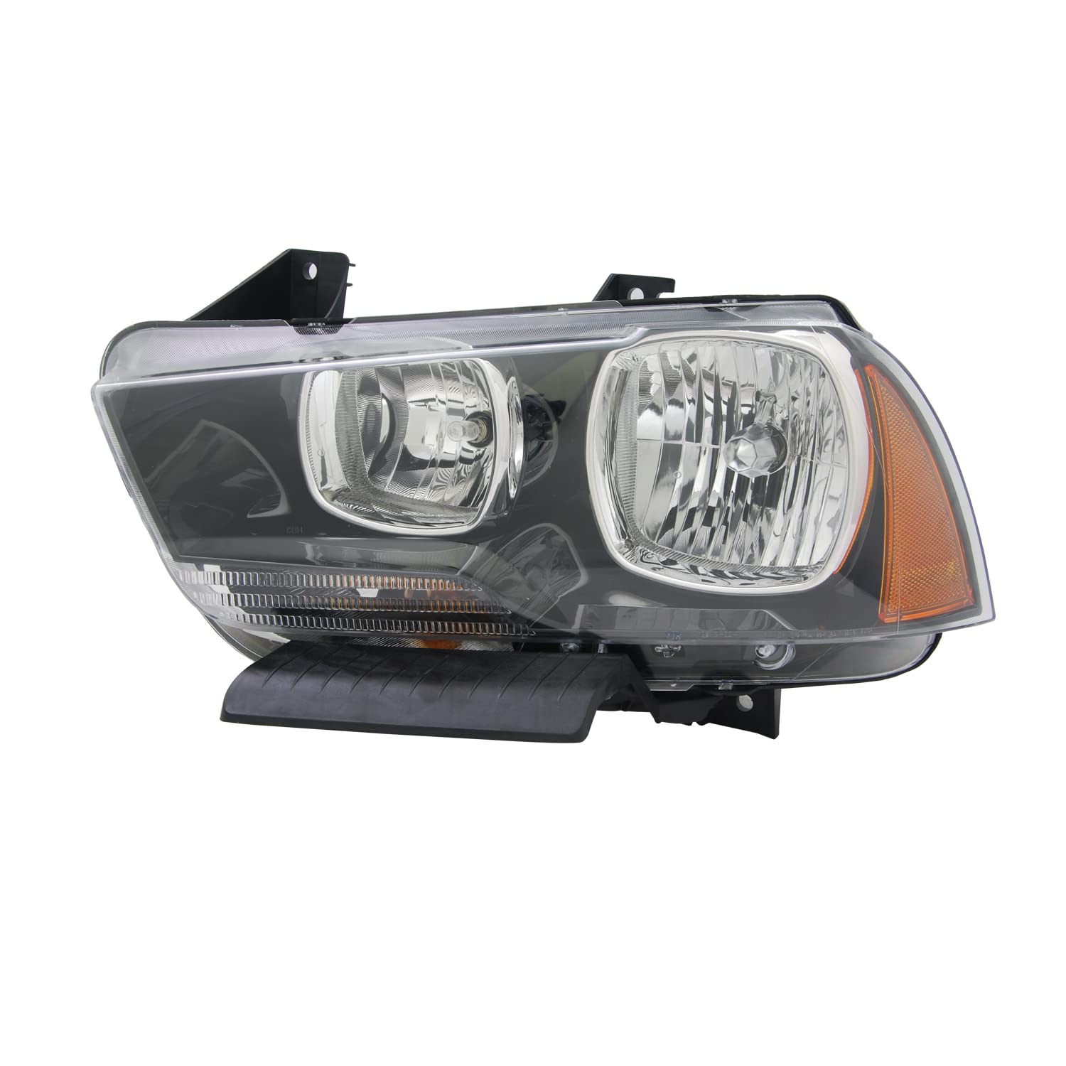 Left TYC Headlight Assembly Compatible with 2011-2014 Dodge Charger