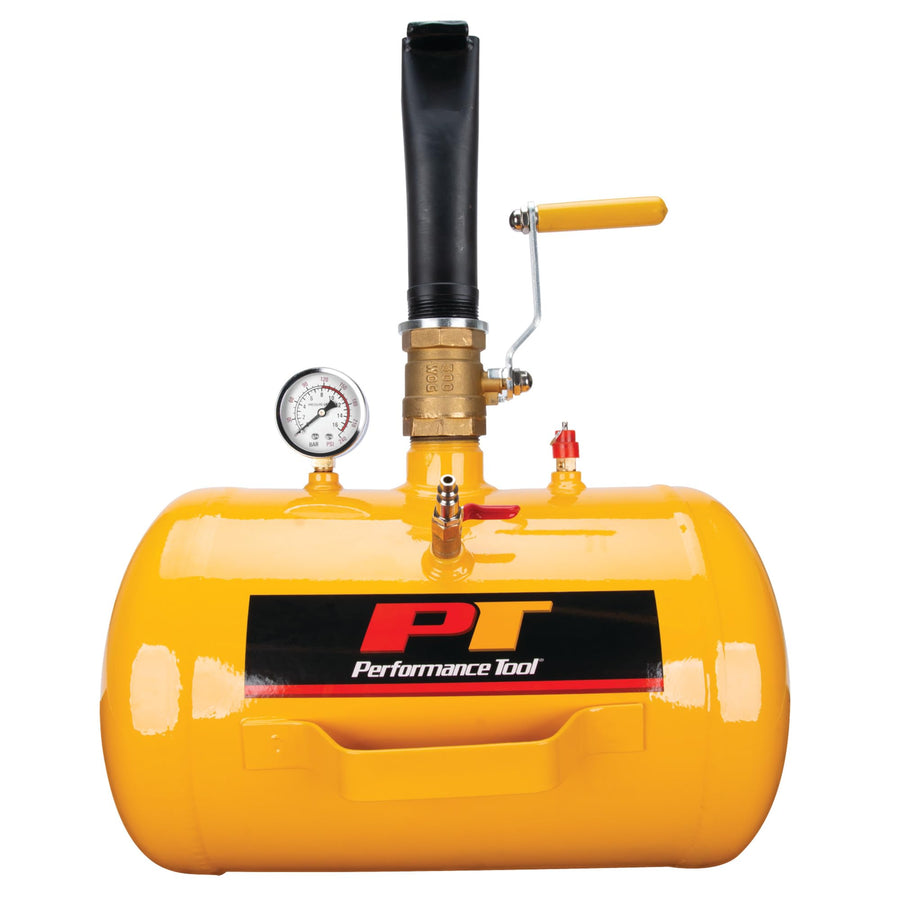 W10012 Performance Tool Portable Lightweight Tire Bead Seater for Cars, Trucks, 4x4s, and More, Yellow, 5-Gallon