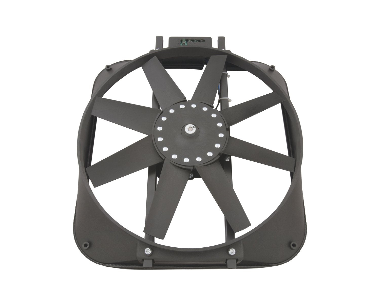 15" Diameter Proform 141-647 14 Amp 2,800 CFM Electric Fan Kit with Puller and Red Chevrolet Bowtie