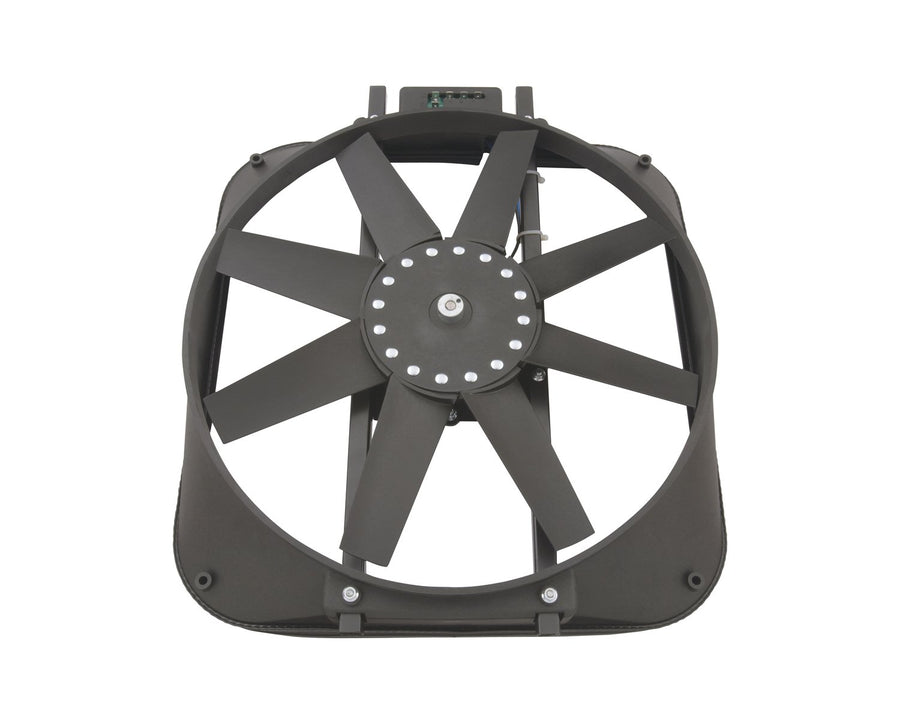 15" Diameter Proform 141-647 14 Amp 2,800 CFM Electric Fan Kit with Puller and Red Chevrolet Bowtie