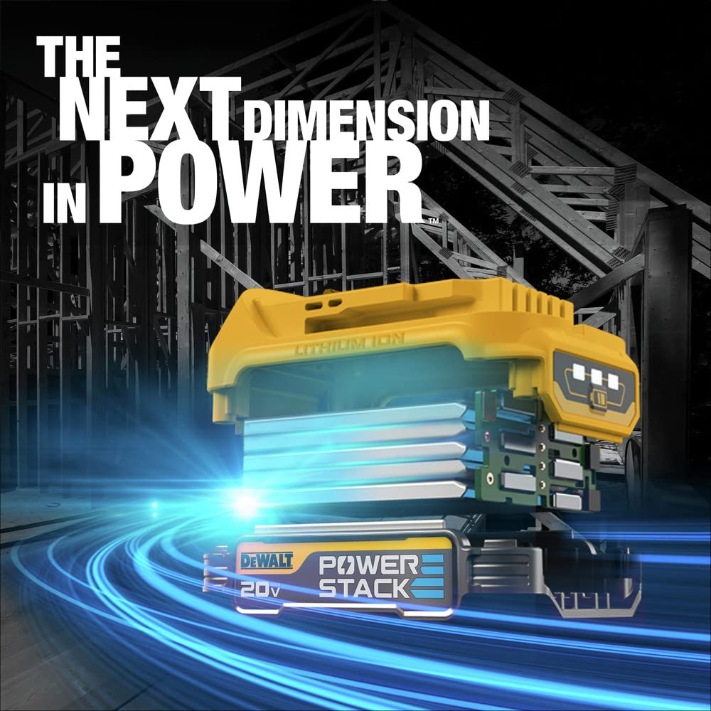 20V MAX XR DEWALT POWERSTACK Lithium Ion Battery (DCBP034)