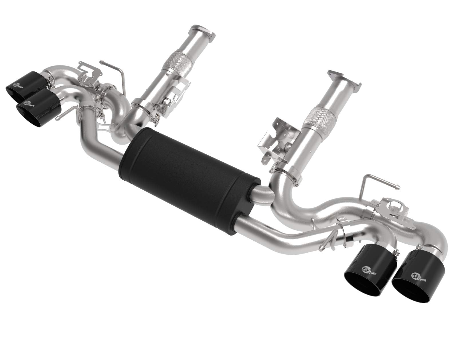 MACH Force-Xp Cat-Back Exhaust System aFe Power for 2020 Corvette (C8), 3" to 2-1/2"