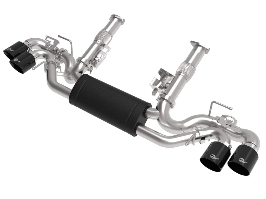 MACH Force-Xp Cat-Back Exhaust System aFe Power for 2020 Corvette (C8), 3" to 2-1/2"