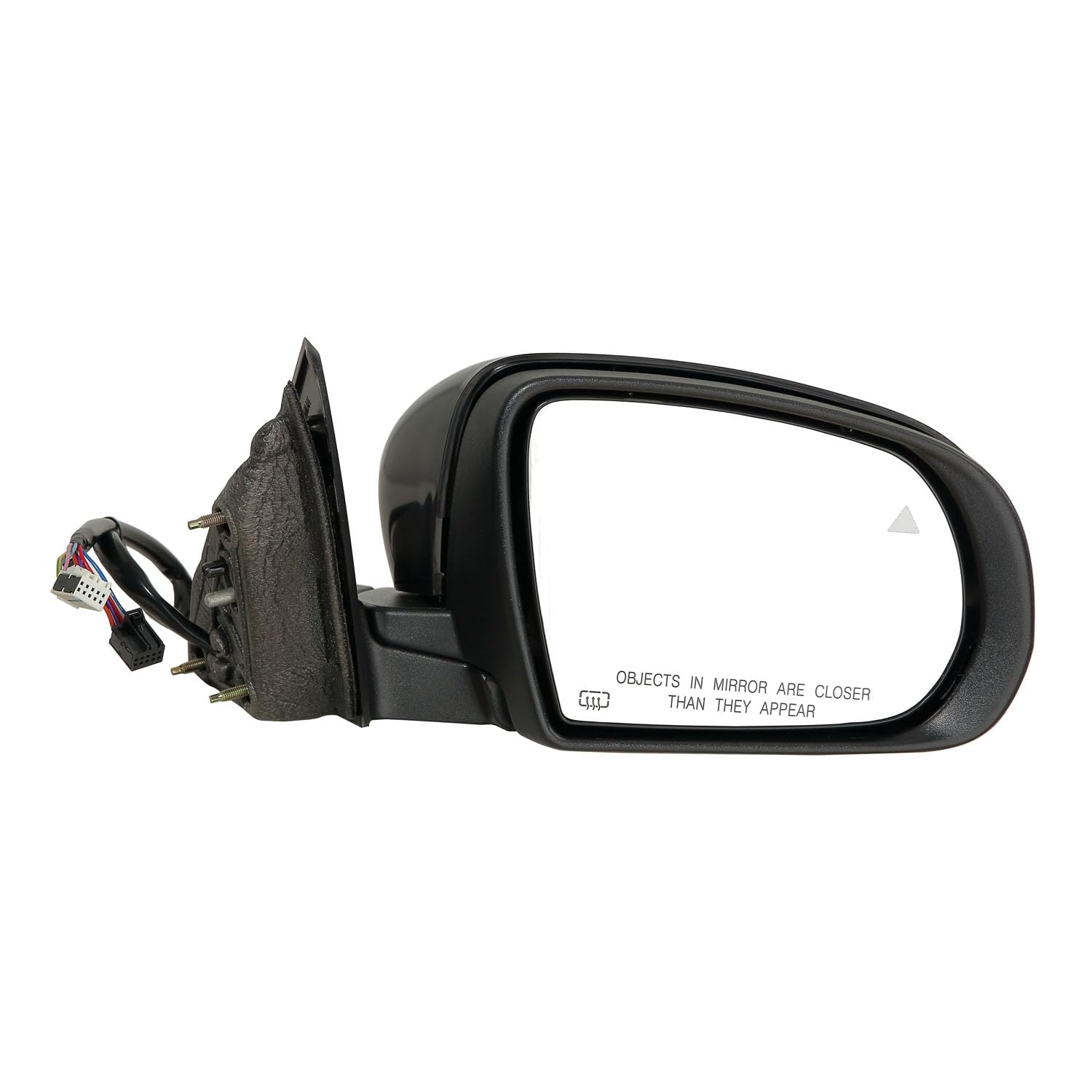 DOT Certified ACK Mirror For Jeep Cherokee 2014 15 16 17 2018 with Power Heated SGL without MEMO with Puddle with BLIND SPOT DETECTION Mirror Passenger Side(PTM) | 1UV66TZZAD | CH1321428