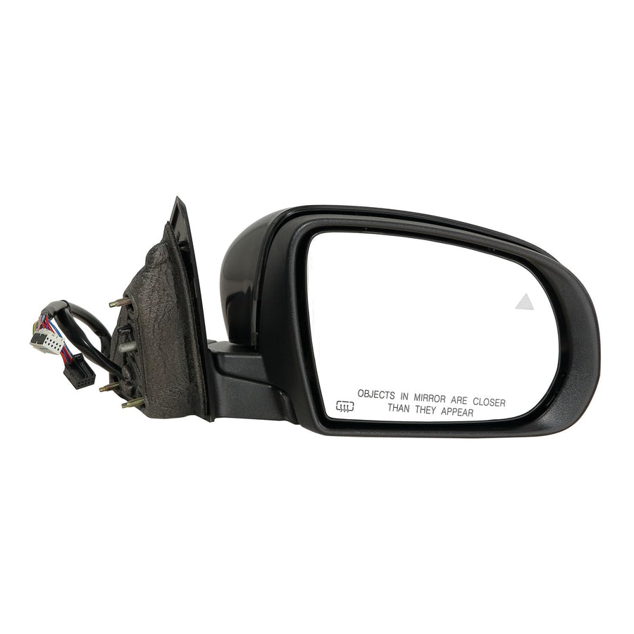 DOT Certified ACK Mirror For Jeep Cherokee 2014 15 16 17 2018 with Power Heated SGL without MEMO with Puddle with BLIND SPOT DETECTION Mirror Passenger Side(PTM) | 1UV66TZZAD | CH1321428