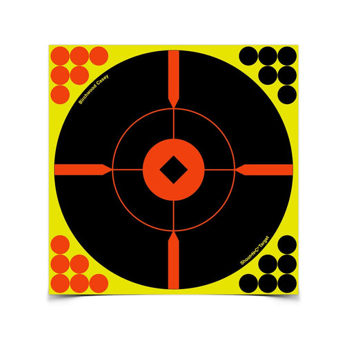 BMW-6 Birchwood Casey Shoot-N-C Round X Target (Pack of 6), 8-Inch