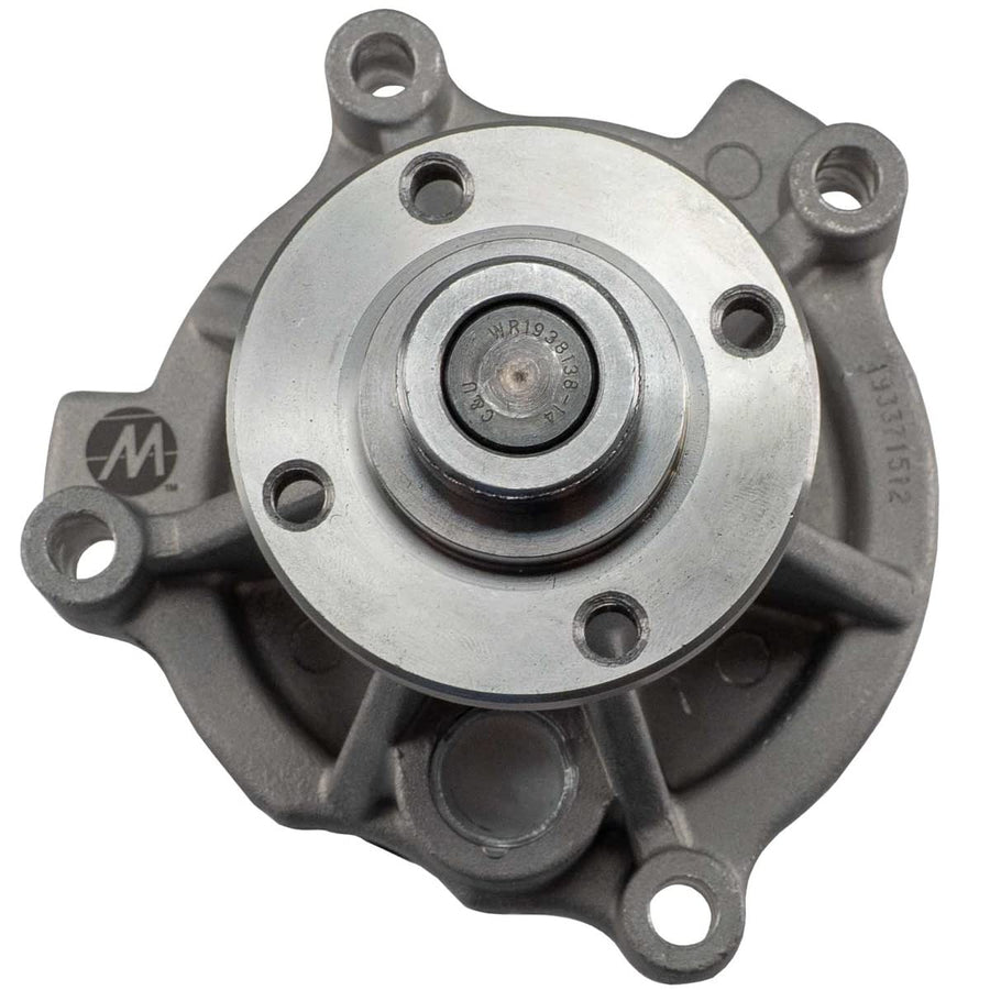 Melling Mechanical Water Pump, 3.42 in Hub Height, Aluminum, Natural