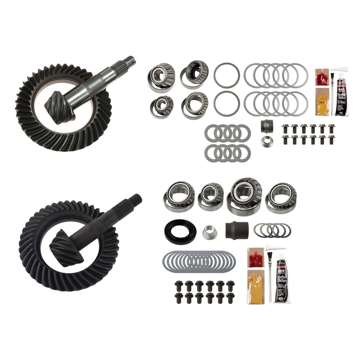 Motive Gear Differential Ring & Pinion MGK-520 Rebuild Timken Bearing Kit & Seal For Toyota 8.0 IFS & Toyota 8.4 Gear Ratio 4.56, 10/12-Bolt 29/30 Spline 9 Pinion & 41 Ring Tooth -Fits Toyota Tacoma