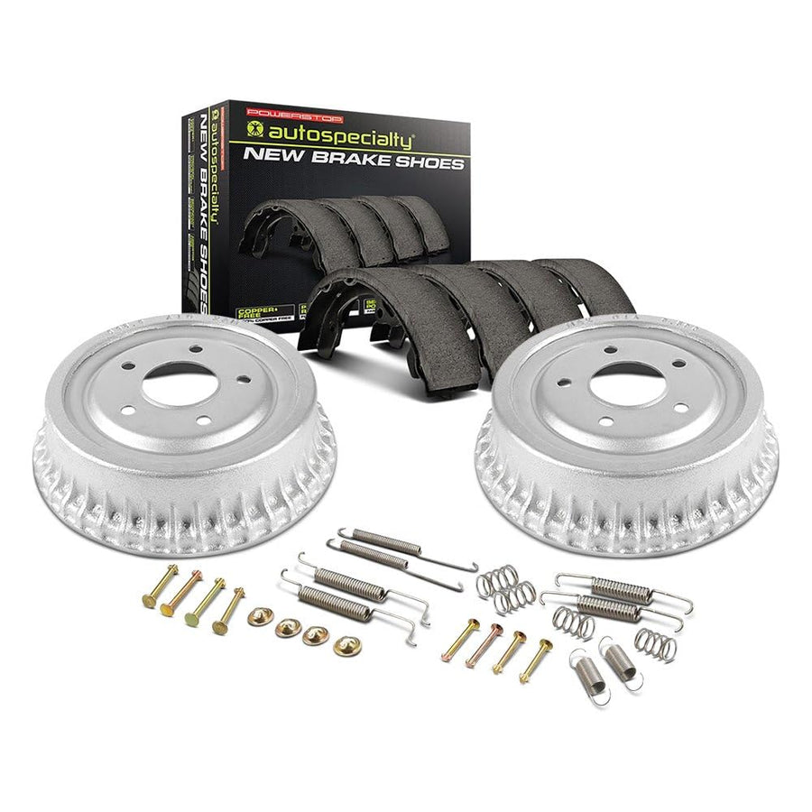 Rear Brake Kit Power Stop For Scion xD 2008-2014 [Model Specific] Replacement Drum and Shoe Kit KOE15407DK