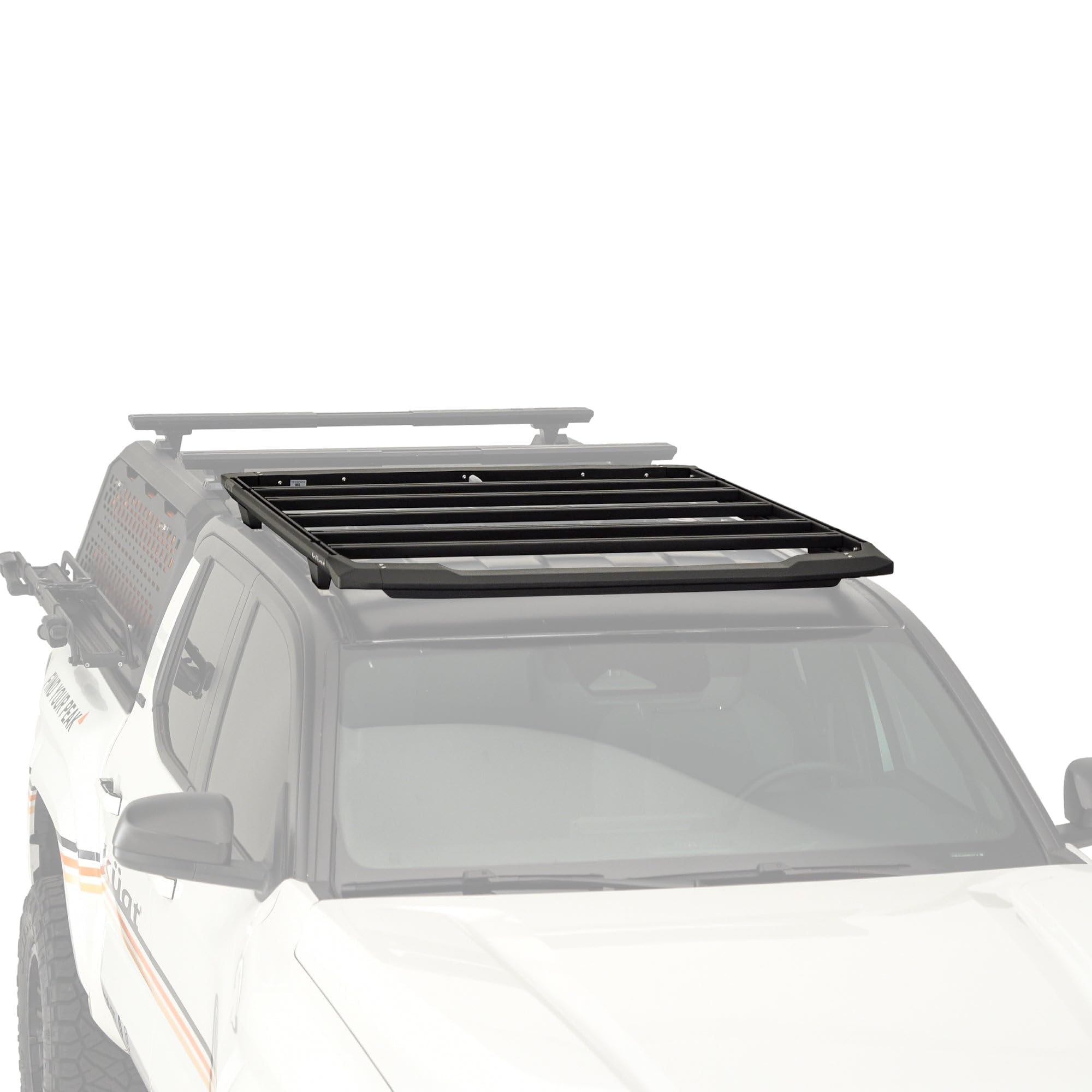 DEK KUAT Direct Mount Rooftop Platform Rack Non-Lit with 300 lb Cargo Capacity and Adjustable Crossbars, No Drill Installation, 2024-2025 Toyota Tacoma 4th Gen-Double Cab