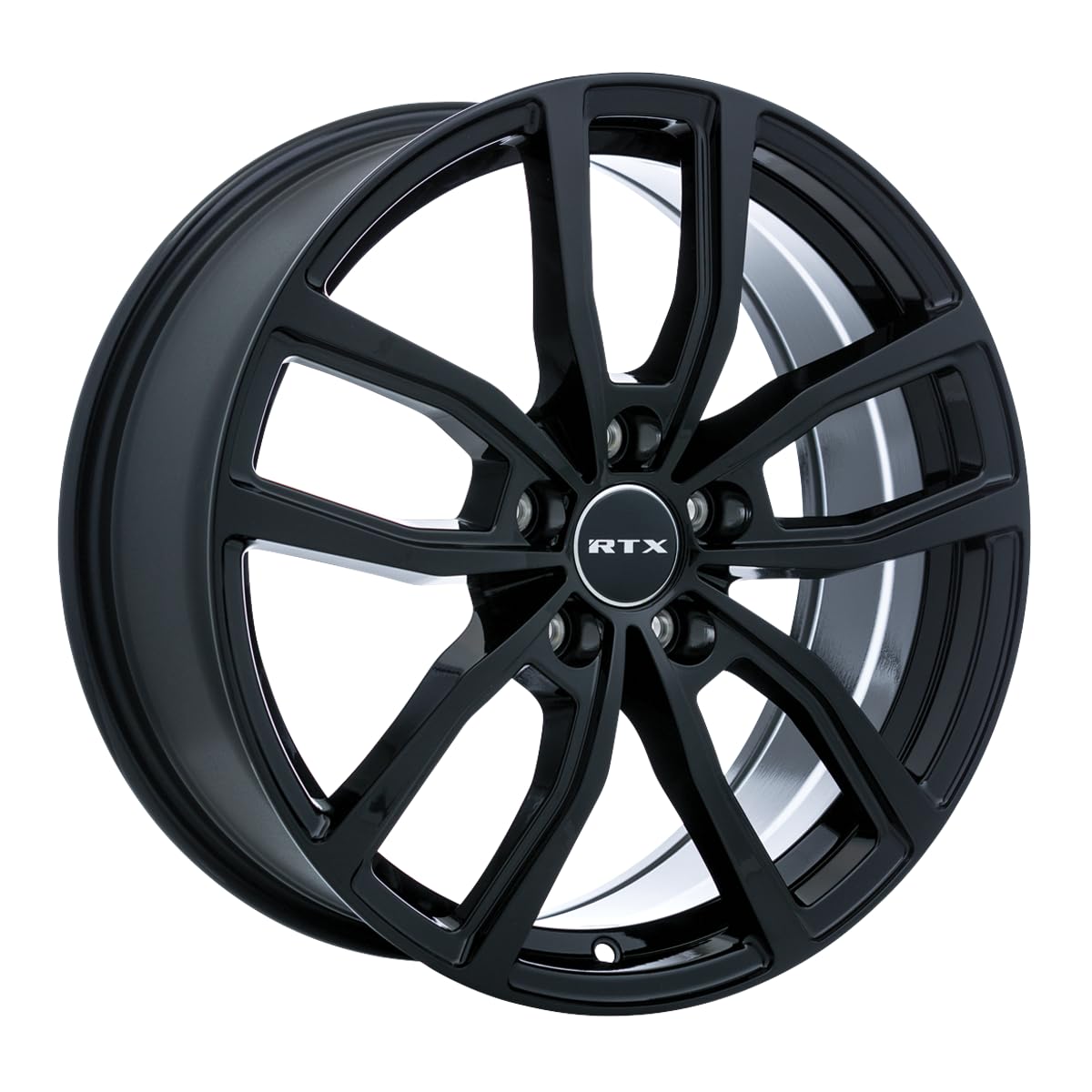 Custom RTX Wheel - 18x7.5, 38 Offset, 5x114.3 Bolt Pattern, 60.1mm Hub - Gloss Black Rim