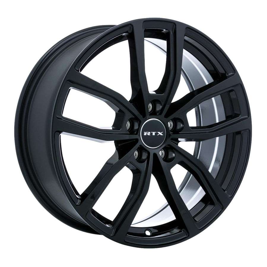 Custom RTX Wheel - 18x7.5, 42 Offset, 5x114.3 Bolt Pattern, 64.1mm Hub - Gloss Black Rim