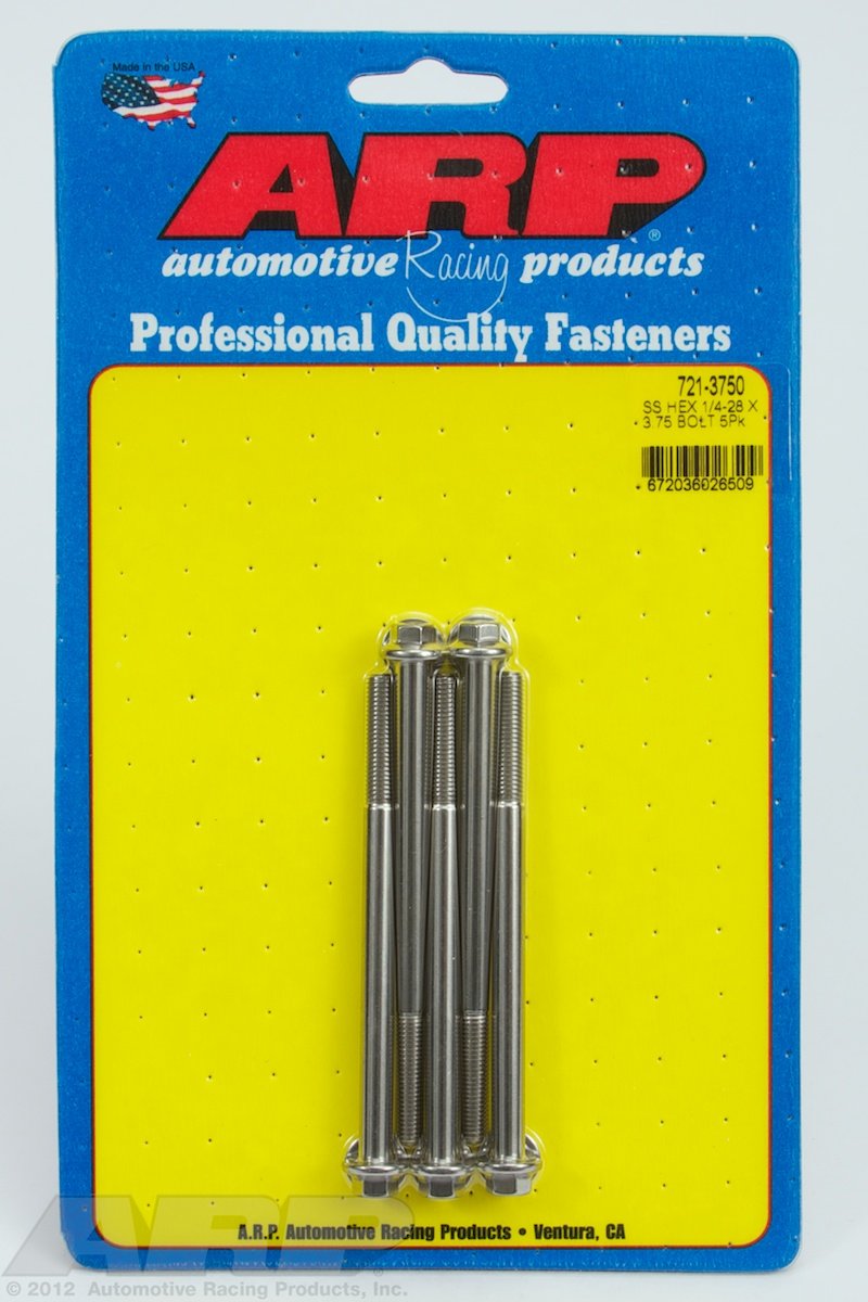 Hex Bolt ARP (721-3750), Stainless Steel