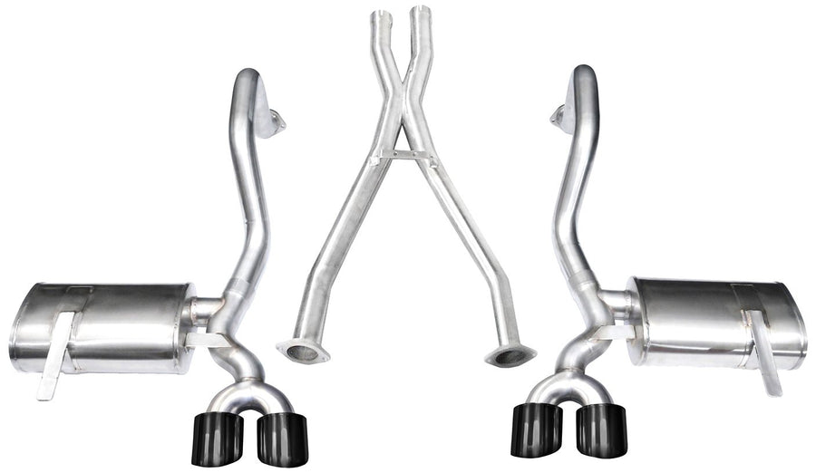 Cat-Back Exhaust System CORSA 14962BLK with X-Pipe