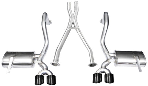 Cat-Back Exhaust System CORSA 14962BLK with X-Pipe