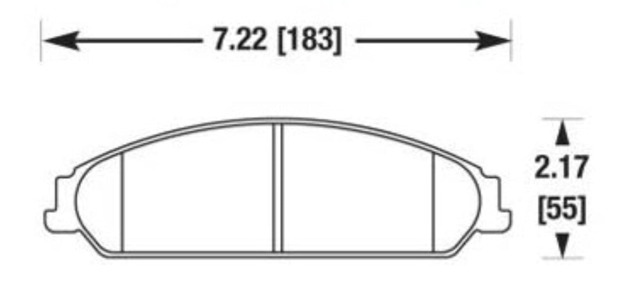 D1058 Baer Brakes Claw Brake Pads Front