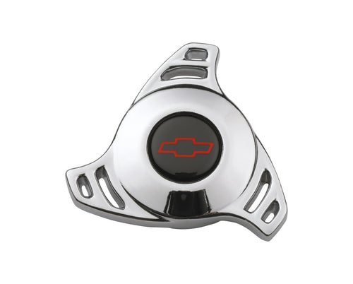 Chrome Air Cleaner Proform 141-323 Wing Nut with Large Hi-Tech Red Bowtie Logo for 1/4-20" Thread