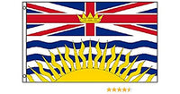 9" x 18" Taylor Made BC Provincial Flag