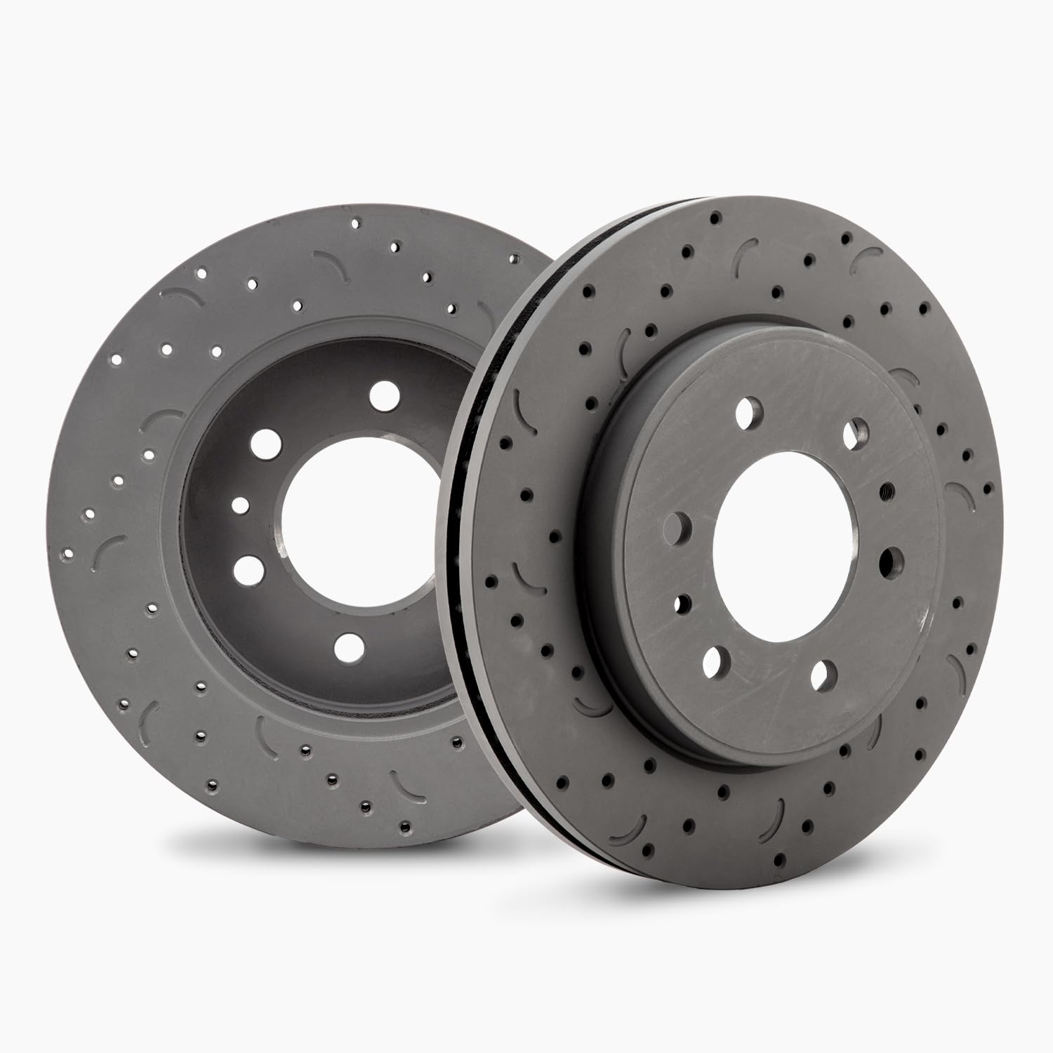 Hawk Performance Cross-Drilled and Slotted HTC4267 Talon Rotors