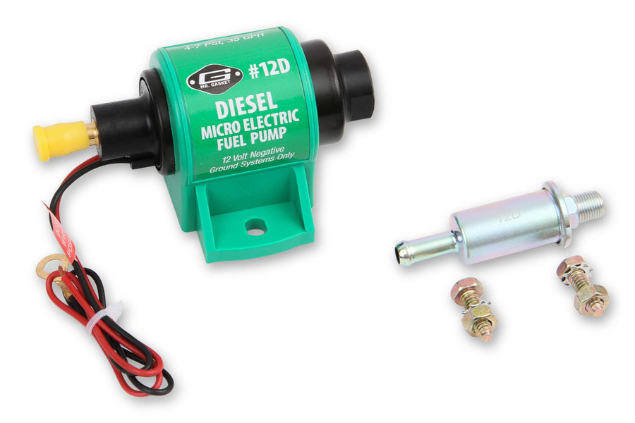 12D Mr. Gasket Micro Electric Diesel Fuel Pump