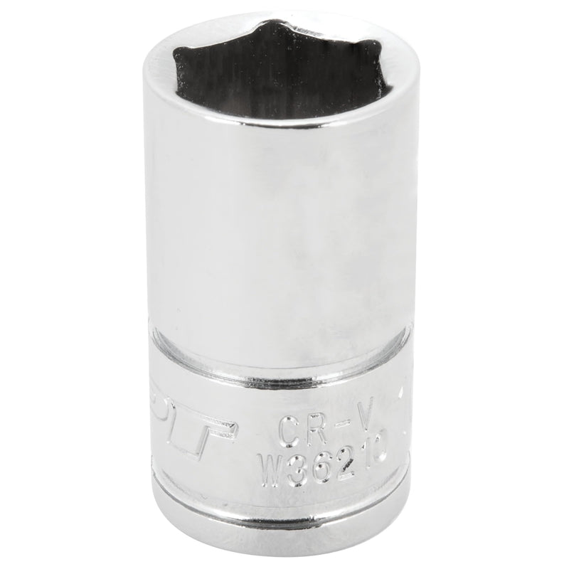 1/4 Drive Performance Tool W36210 Chrome 6-Point Socket, 10mm