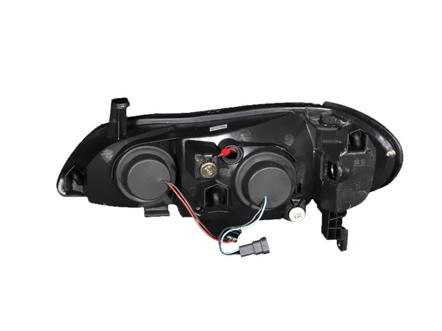 Infiniti I30 Anzo USA 121077 Projector with Halo Black Headlight Assembly - (Sold in Pairs)