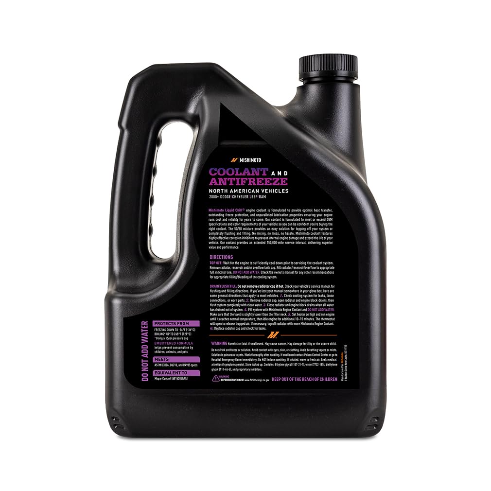 Liquid Chill® Mishimoto OE Coolant, Purple, North American Vehicles, 1 Gallon
