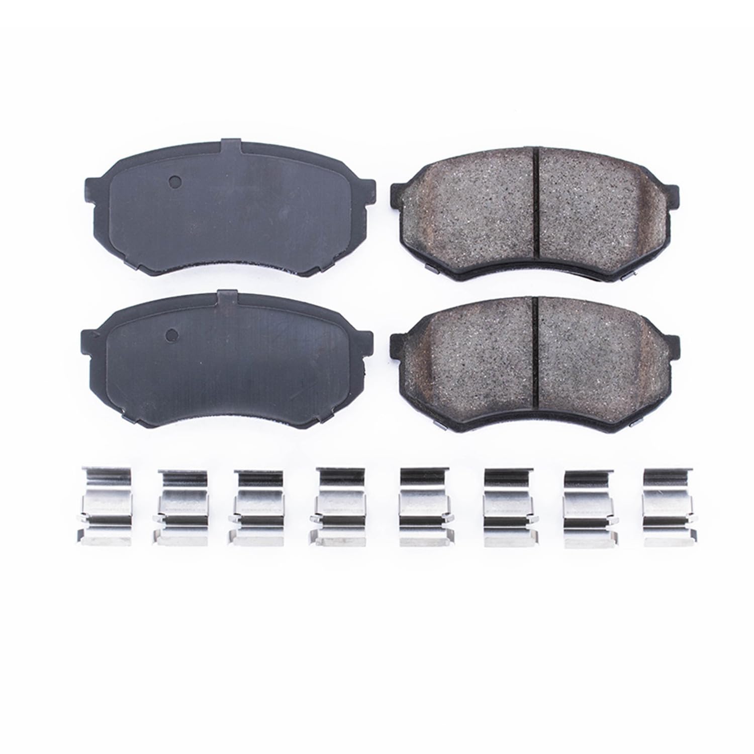 Power Stop Brake Kit Front For Chrysler Conquest 1987-89 |Dodge Conquest 1984-86 |Mazda 929 1988-91 |Mitsubishi Starion 1983-89 - Ceramic Brake Pads With Installation Hardware, 17-389