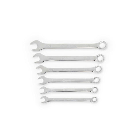 6 Piece Crescent 12 Point SAE Combination Wrench Set - CCWS0-05