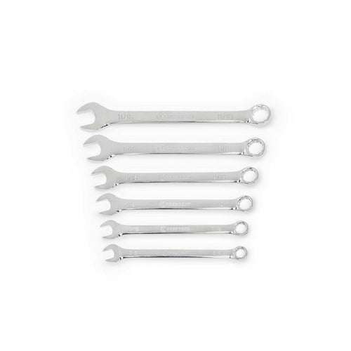 6 Piece Crescent 12 Point SAE Combination Wrench Set - CCWS0-05
