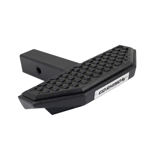 Go Rhino HS-30 Hitch Step Rhino | 12" Mild Steel, Textured Black | HS3012T | Fits 2" Receivers