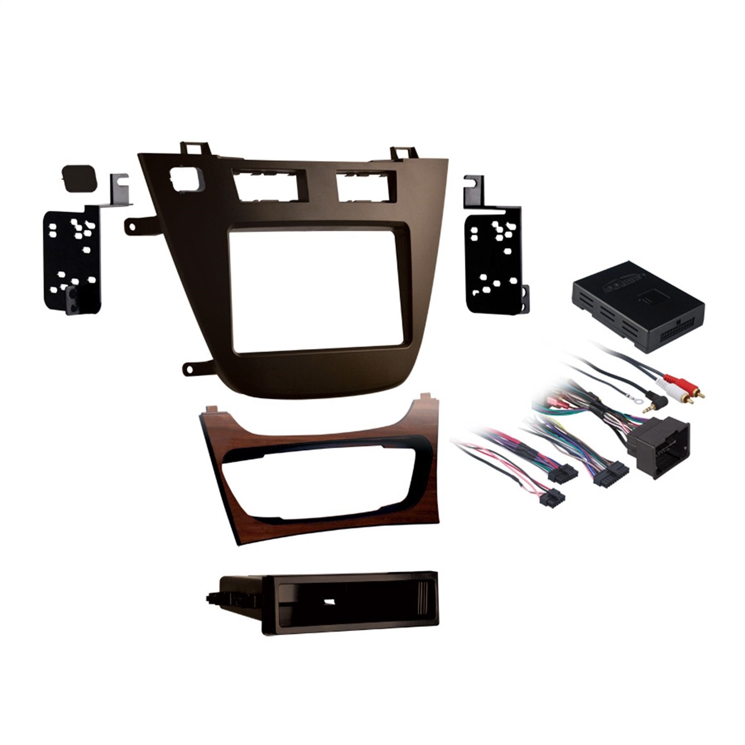 Metra Single/Double DIN 99-2023BR Installation Kit for Select 2011-UP Buick Regal Vehicle (Brown)