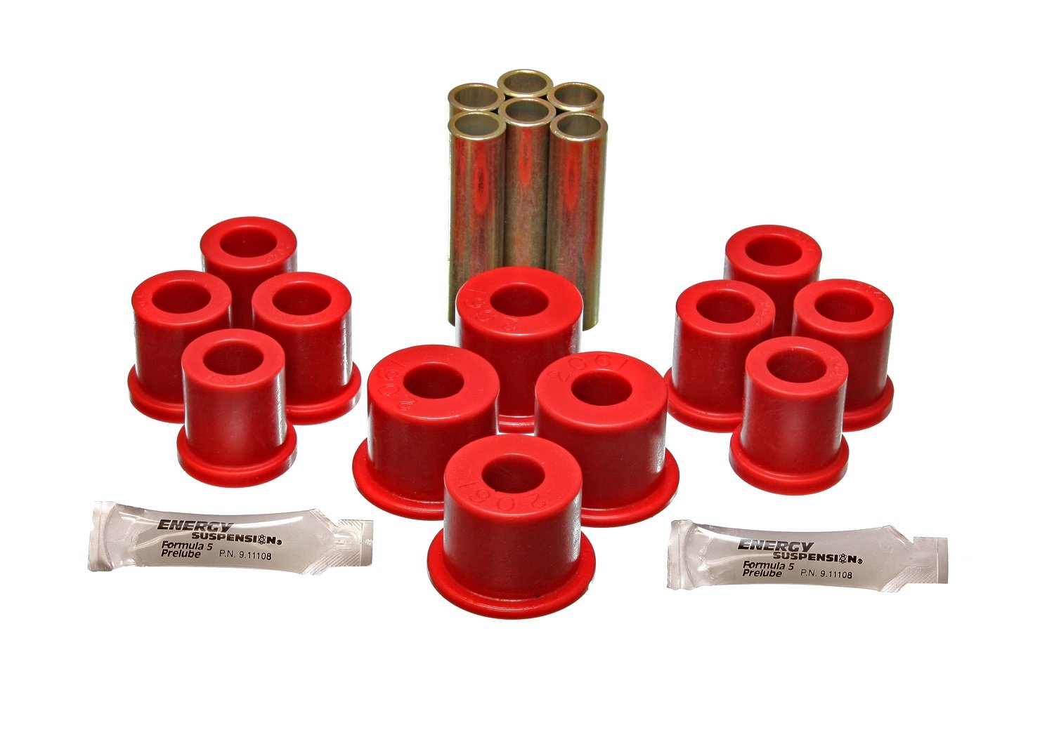 Energy Suspension Frt Sprg Bush Set Compatible with/Replacement Fd 4 Wd - Red