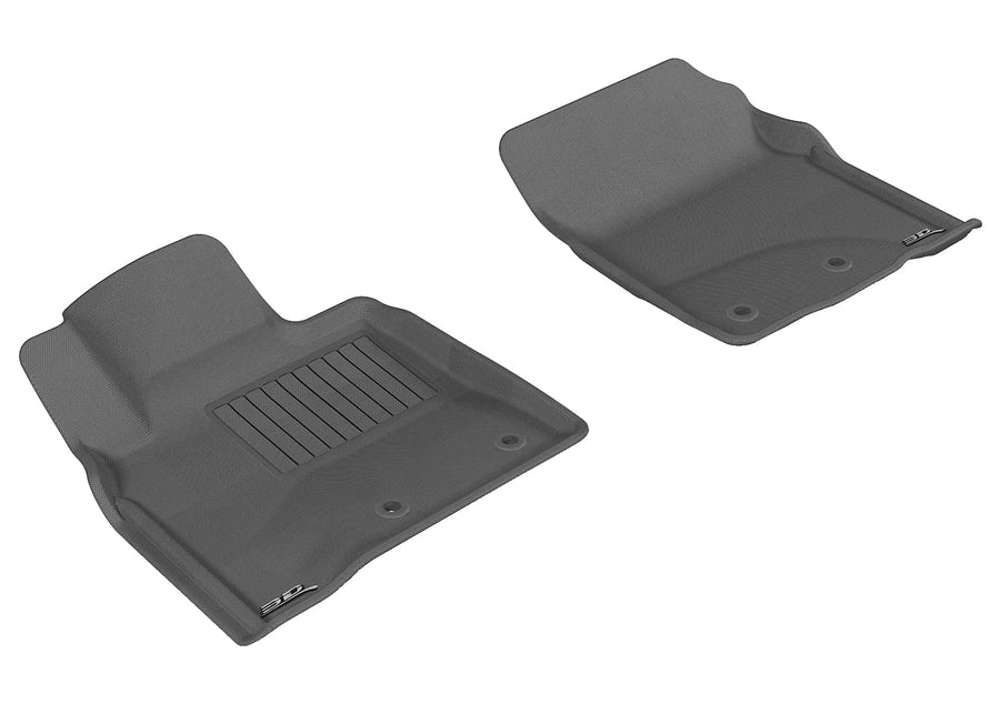 Kagu 3D MAXpider Custom Fit Floor Mat (Gray) for 2008-2012 Lexus/Toyota LX570/ Land Cruiser - 1ST Row