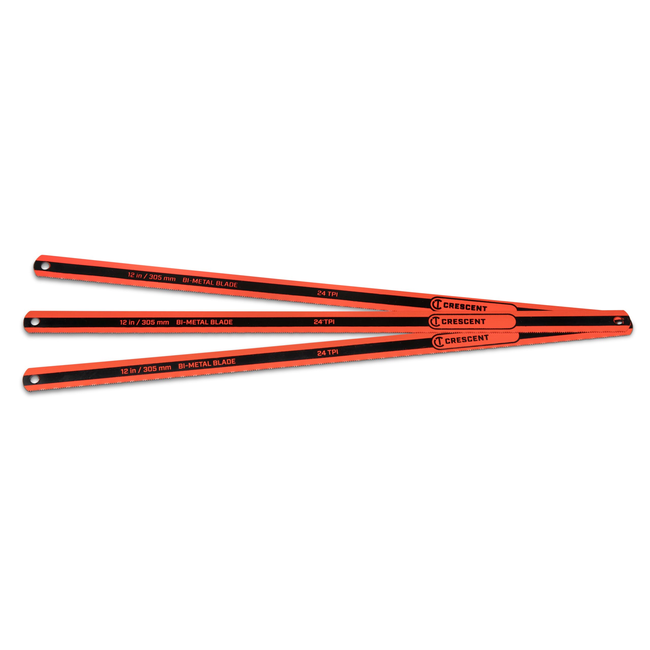 12" Crescent Tools Bi-Metal Hacksaw Replacement Blade, 24 TPI - 3 Pack | CRBB1203