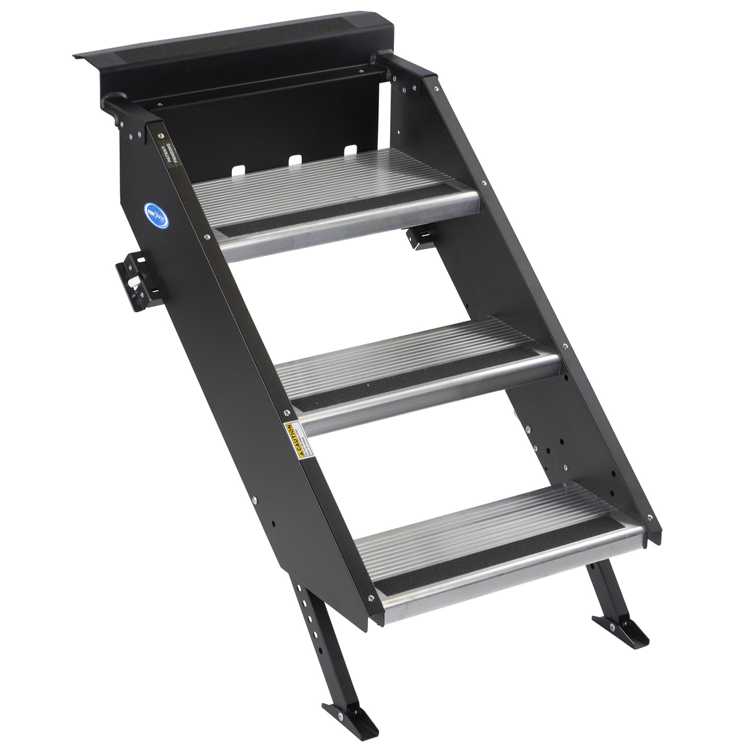 StepAbove MORryde STP-209 Fold-Up RV Entry Step - 3-Step (8" Step Rise), Fits 30" to 32" Door Width