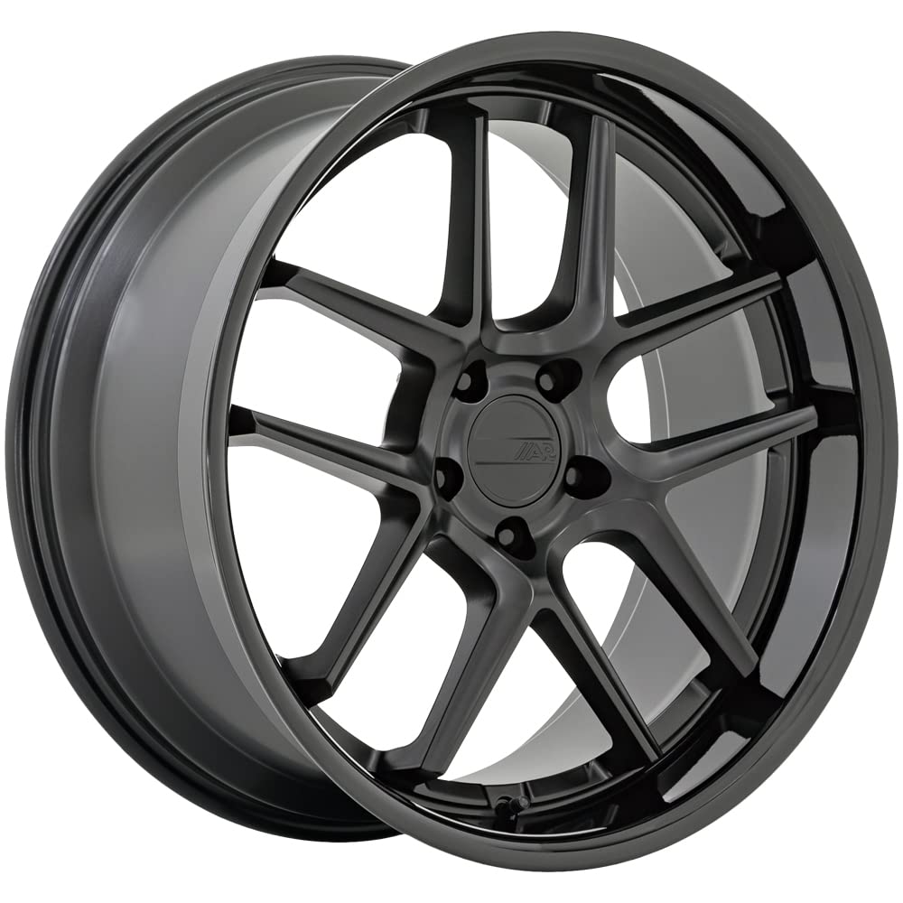 AR942 BISHOP American Racing 20X12 5X115 6.74 6mm MATTE BLACK WITH GLOSS BLACK LIP - AR942MB20121506