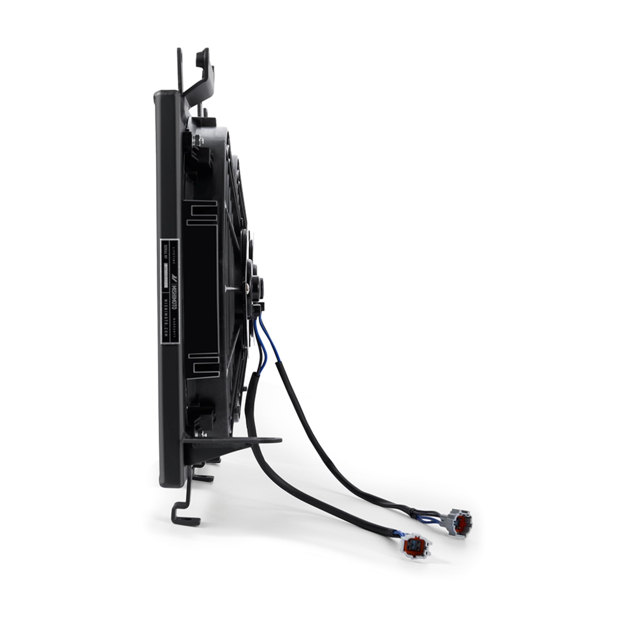 Mishimoto Aluminum Fan Shroud MMFS-WRX-01PBK, Compatible with Subaru WRX/STI PNP, 2001-2007, Black