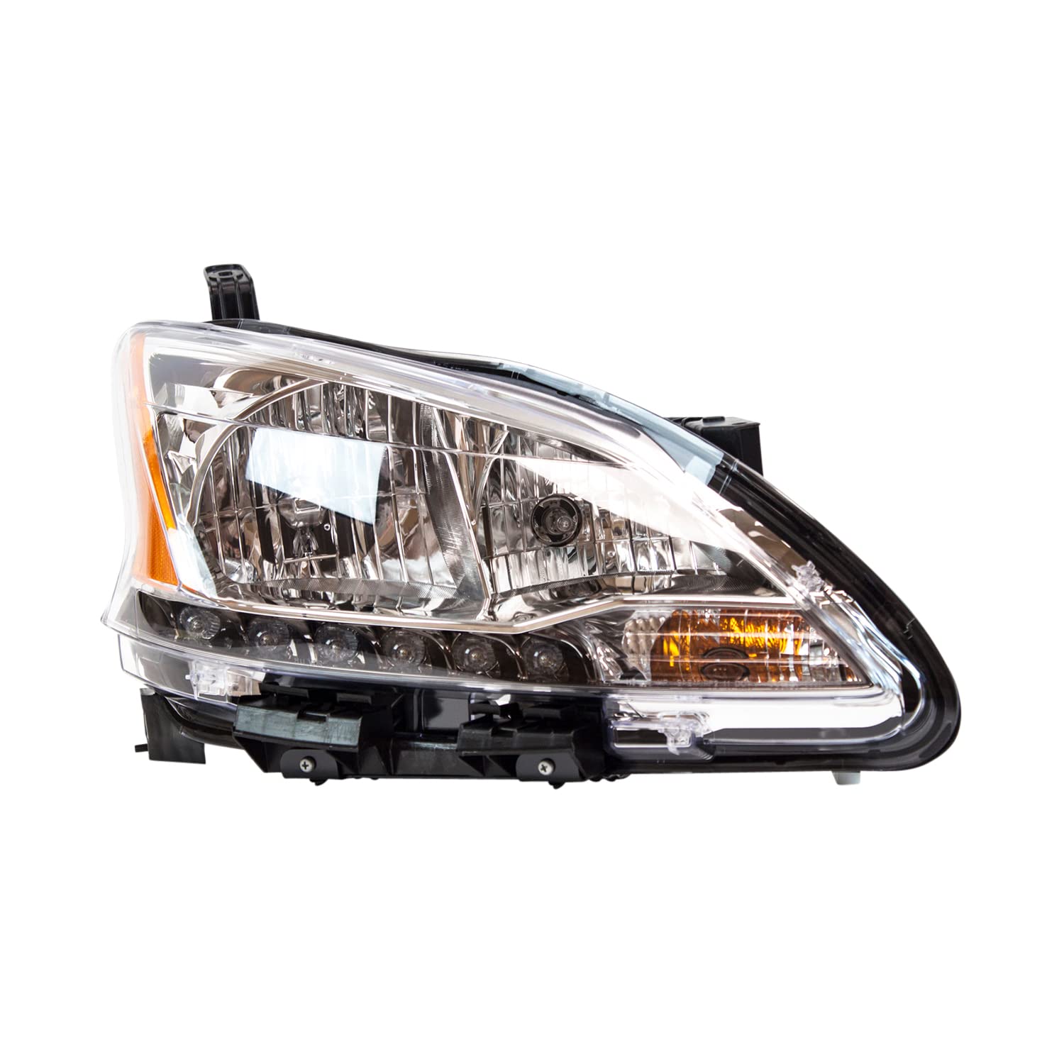 Right TYC Headlight Assembly Compatible with 2013-2014 Nissan Sentra